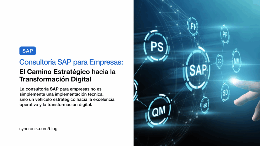 consultoría SAP para empresas,SAP y Transformación digital